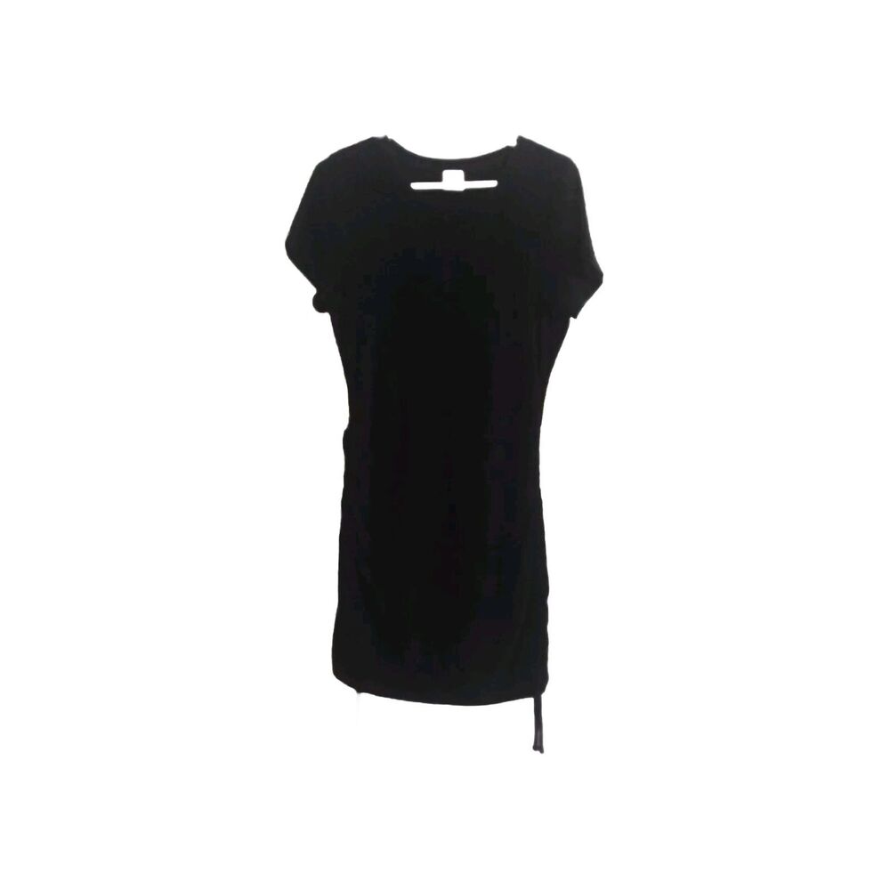 Victoria’s Secret PINK Ruched Side Dress Black Size Large